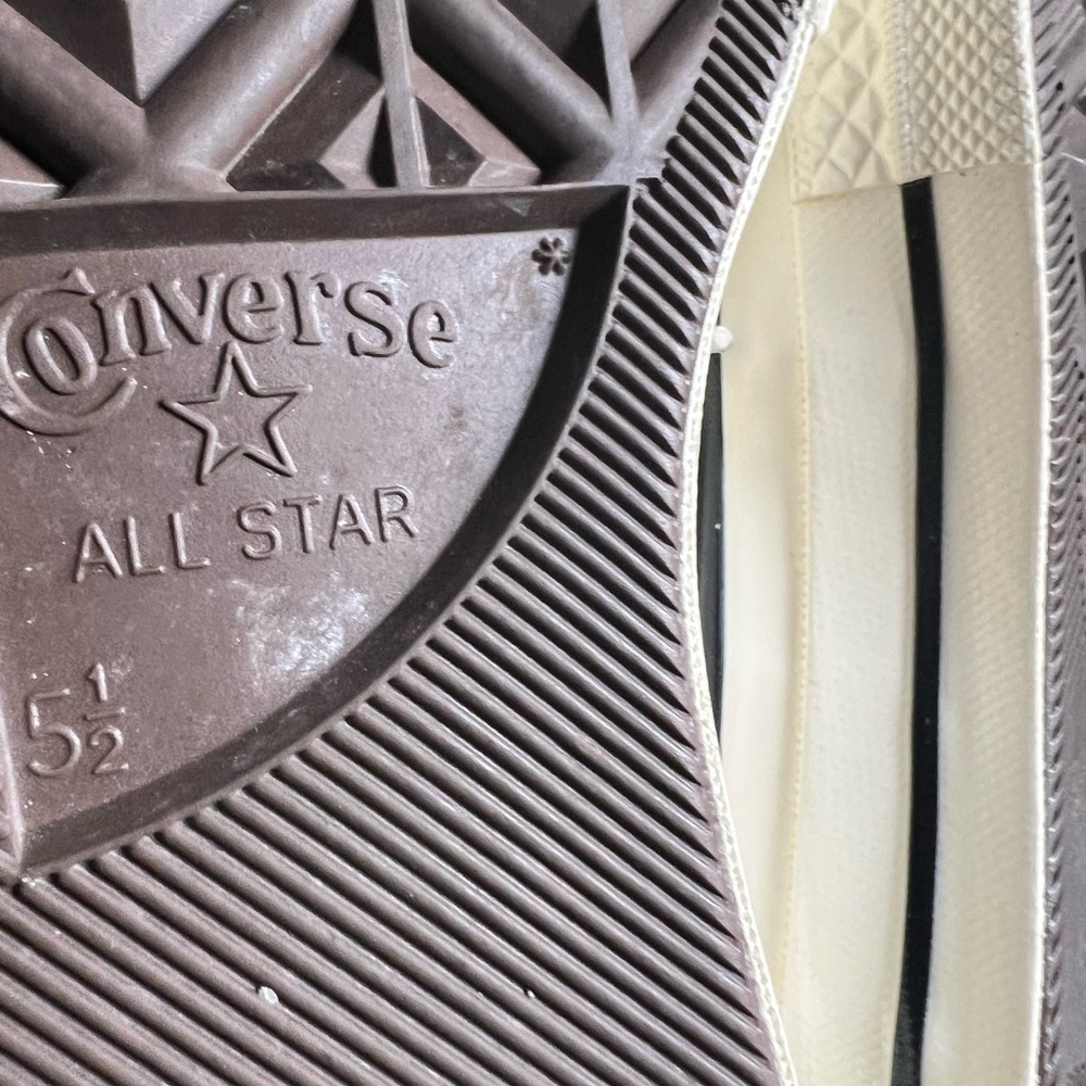 Converse Brown and White Sneakers Classic Style - Picture 8 of 9